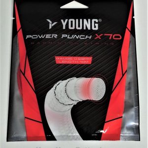 Young X70 red badminton string